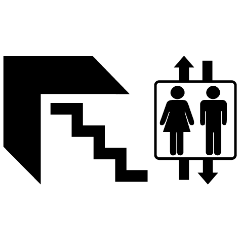 icone escalier ascenseur